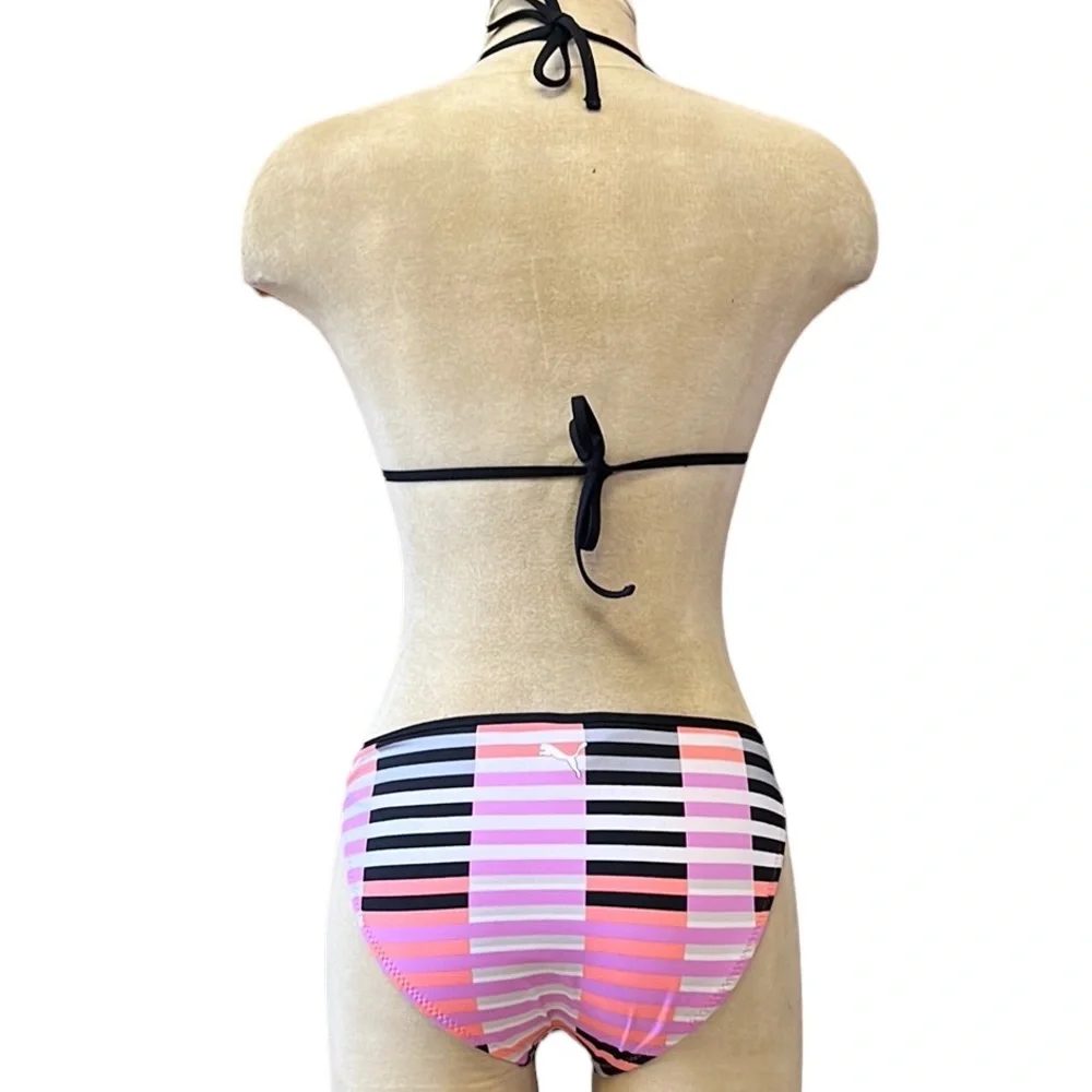 Puma Bikini Swimsuit Stripe Triangle S Small